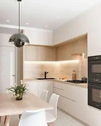 Photo Of Kitchens In A Corner Apartment 8 Square Meters