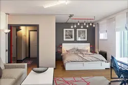 Bedroom studio apartment interior