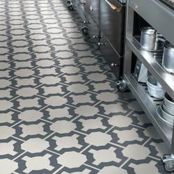 Vinyl floor tiles for kitchen photo