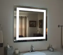 Mirror On The Bath Wall Photo