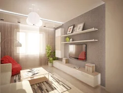 Square living room design photo