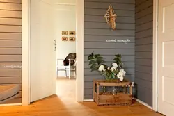 Finishing the hallway with clapboard photo