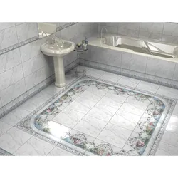 Floor tiles for bathroom photo