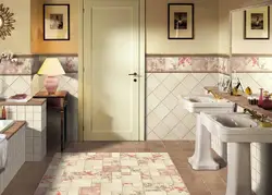 Floor tiles for bathroom photo