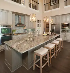 Countertop for the kitchen in the interior photo which is better