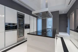 High kitchen interior