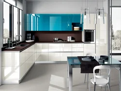 High kitchen interior