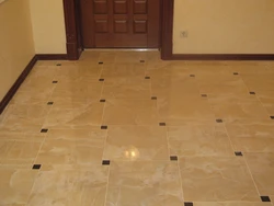 Floors in the hallway and kitchen photo