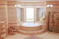 Bathroom Design With Semicircular Bathtubs