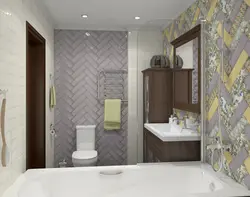 Bathroom Interior Made Of Ceramic Tiles