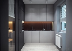 Gray Kitchen Minimalism Design