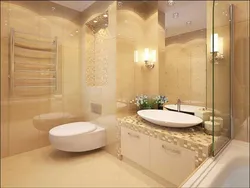 Corner bathroom combined with toilet photo