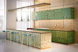 DIY OSB kitchen photo
