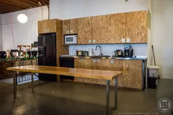 DIY OSB kitchen photo