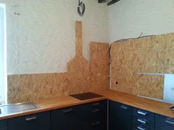 DIY OSB kitchen photo