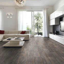 Floor color in apartment interior photo