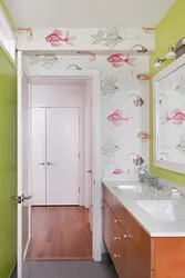 Vanna otağı üçün divar kağızı, yuyula bilən, nəmə davamlı fotoşəkil