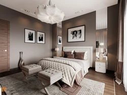 Cappuccino Color In The Bedroom Interior