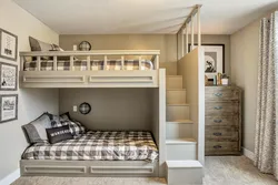 Bedroom With Bunk Bed Interior