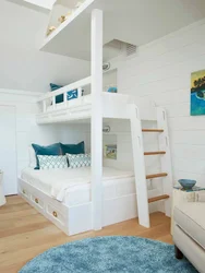 Bedroom with bunk bed interior