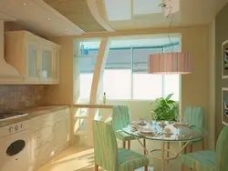 How To Arrange A Kitchen With A Balcony Photo