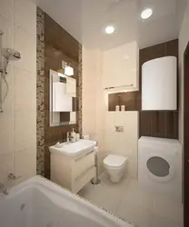 Panel evində birləşmiş hamamın dizaynı