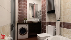 Panel Evində Birləşmiş Hamamın Dizaynı