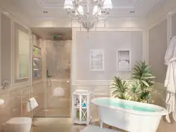 Wallpaper In The Bath Photo Like Tiles