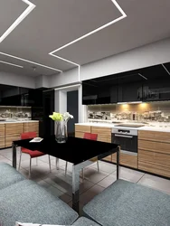 Kitchen hi-tech design is