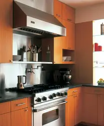 Open Hood In The Kitchen In The Interior
