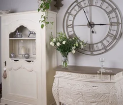 Wall Clock In The Hallway In The Interior