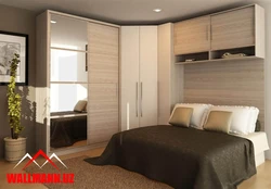 How to install wardrobes in the bedroom photo