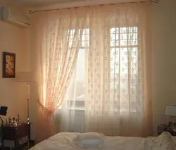Тюль и шторы в спальню современный дизайн