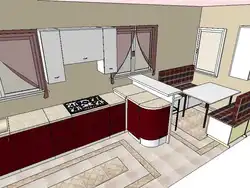 D Kitchen Layout Photo