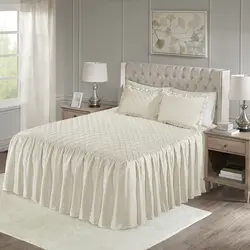 Bedspread In The Bedroom Interior