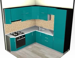 Фото Маленькой Кухни С Одним Угловым Шкафом