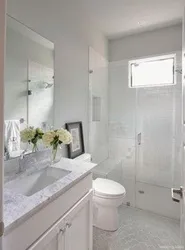 Bathroom Design With Shower In Light Colors