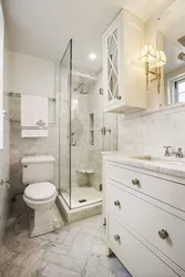Bathroom Design With Shower In Light Colors