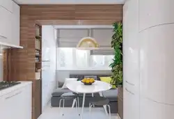 Kitchen on the balcony real photos