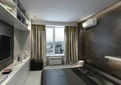 2 Otaqlı Mənzil Üçün Panel Evində Otaq Dizaynı
