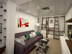 Room design in a panel house for a 2-room apartment