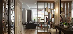 Partition in the hallway design photo