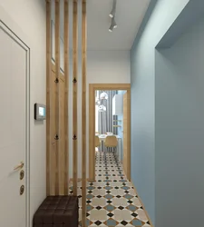 Partition In The Hallway Design Photo