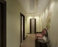 Wallpaper With Flowers In The Hallway In The Apartment Photo