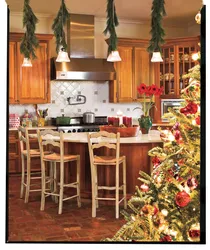 Photo Of A Kitchen Decorated For The New Year