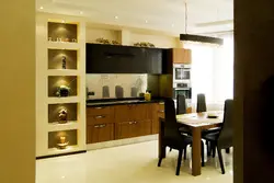 Photo of a niche in the wall in the kitchen photo interior
