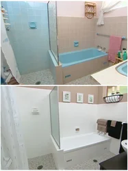 Renovation of an old bathroom photo