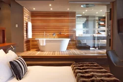 Open bathroom design