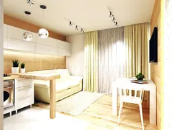 Kitchen bedroom 15 m design