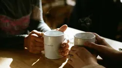 Photo of tea in the kitchen